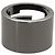 Anello in banda gunmetal con logo G intagliato di Gucci - vista 2