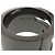 Anello in banda gunmetal con logo G intagliato di Gucci - vista 6