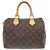 Borsa a mano Louis Vuitton Speedy 25 Monogram Marrone Monogramma