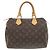 Borsa a mano Louis Vuitton Speedy 25 Monogram Marrone Monogramma - vista 2