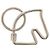 Ring Hermès Portachiavi in metallo argento Cheval Hermes - vista 3