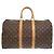 Borsa Boston Keepall 45 Monogram Louis Vuitton Marrone Monogramma - vista 2