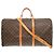 Borsa Boston Monogram Keepall Bandoulière 60 Louis Vuitton Marrone Monogramma