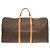 Borsa Boston Monogram Keepall Bandoulière 60 Louis Vuitton Marrone Monogramma - vista 2