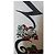 Jeans acampanados bordados Escada Ibiza Hippy Tattoo Negro Blanco Roja Verde - vista 12