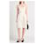 Dolce & Gabbana Midi-Kleid aus Seidenmischung und Chantilly-Spitze Elfenbein  - Ansicht 5