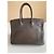 Borsa Hermès Birkin 35 in pelle granata marrone - vista 4