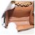 Céline Celine Vintage Macadam Schultertasche aus Canvas und Leder Braun - Ansicht 5