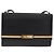 Borsa a Spalla Christian Dior in Pelle Nera e Oro Auth BA9830 Nero D'oro - vista 2