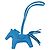 Hermès HERMES Rodeo PM Charm Pelle Blu Zanzibar Auth ka1717SAV - vista 2