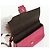 Borsa a spalla FENDI Chain Double Micro Baguette in pelle rosa argento Auth bs32459V - vista 22