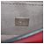 Borsa a spalla FENDI Chain Double Micro Baguette in pelle rosa argento Auth bs32459V - vista 23