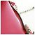 Borsa a spalla FENDI Chain Double Micro Baguette in pelle rosa argento Auth bs32459V - vista 7