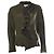 Grüner Rüschencardigan von Dries van Noten