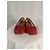 J.Crew Ballerine Quinn in suede rosso - vista 3
