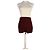 Antik Batik Short Maha bordeaux