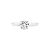 Solitaire Cartier, '1895', platino.