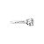 Solitaire Cartier, '1895', platino. - vista 4
