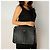 Gucci Borsa a tracolla in pelle intrecciata nera Nero - vista 4