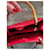 Borsa Tosca Blu in pelle rossa e bambù Rosso - vista 9