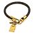 Louis Vuitton Bracciale in Oro Monogramma Marrone - vista 2