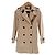 Burberry Abrigo Trench Kensington Castaño