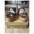 Sandalias de cuña de cuero marrón Michael Kors - vista 3