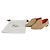 Hermès Scarpe flat babouche ricamate con logo Marrone