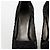 Salvatore Ferragamo Size Sequin Open Toe Pumps Black - view 7