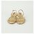 Chanel Sandali con cinturino logo CC Taglia D'oro - vista 3