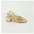 Chanel Sandali con cinturino logo CC Taglia D'oro - vista 6