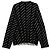 Balenciaga Multi Logo All Over Cardigan Größe Schwarz - Ansicht 2