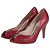 Salvatore Ferragamo Open Toe Pumps Größe Rot