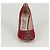 Salvatore Ferragamo Open Toe Pumps Größe Rot - Ansicht 3
