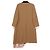 Gucci Asymmetric Stitch Coat Size Brown - view 2