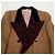 Gucci Asymmetric Stitch Coat Size Brown - view 4