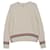 Thom Browne Ivory Kabelstrick-Wollpullover Weiß  - Ansicht 1
