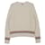 Thom Browne Ivory Kabelstrick-Wollpullover Weiß  - Ansicht 2
