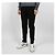 Prada Pantaloni Slim Fit in Gabardine Nero - vista 2