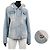 Moncler MELISSA Jeansjacke Blau - Ansicht 9