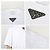 Prada T-Shirt mit Logo-Patch und kurzen Ärmeln Weiß - Ansicht 3