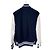 Sacai Wool Teddy Bomber Varsity Jacket Navy Blue - view 4
