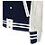 Sacai Wool Teddy Bomber Varsity Jacket Navy Blue - view 8
