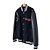 Balmain Giacca Blouson Varsity in Lana e Pelle per Uomo Nero