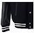 Balmain Giacca Blouson Varsity in Lana e Pelle per Uomo Nero - vista 7
