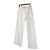 Loewe Men's Anagram Logo Leather Tab Carpenter Work Denim Pants White Black - view 2