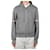 Thom Browne Felpa con cappuccio e zip Marrone