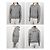 Thom Browne Felpa con cappuccio e zip Marrone - vista 8