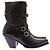 Céline Botas vaqueras negras de cuero Negro - vista 2