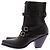 Céline Botas vaqueras negras de cuero Negro - vista 3